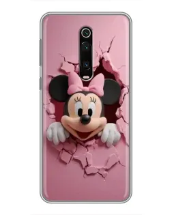 Чехол для Xiaomi Redmi K20 с картинкой «Минни сквозь стену»