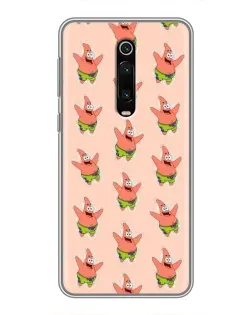 Чохол для Xiaomi Redmi K20 з картинкою «Патрік Стар паттерн»