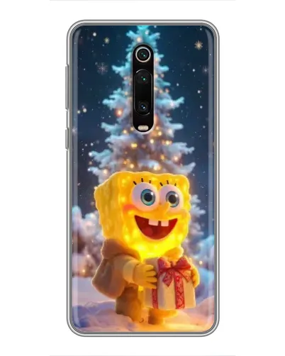Чохол для Xiaomi Redmi K20 з картинкою «Різдвяний Спанч Боб» Чохол для Xiaomi Redmi K20 з картинкою «Різдвяний Спанч Боб»