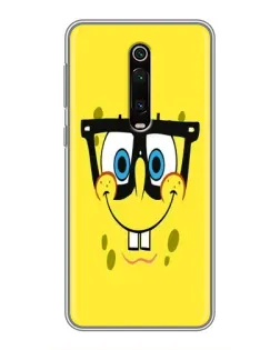 Чохол для Xiaomi Redmi K20 з картинкою «Мінімалістичний Спанч Боб»