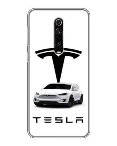 Чехол для Xiaomi Redmi K20 с картинкой «Tesla White Style»