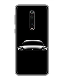 Чехол для Xiaomi Redmi K20 с картинкой «Фары Tesla Night»