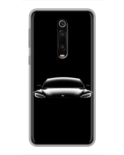 Чехол для Xiaomi Redmi K20 с картинкой «Фары Tesla Night»