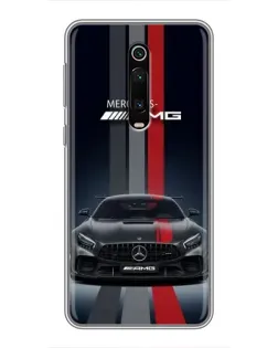 Чехол для Xiaomi Redmi K20 с картинкой «Mercedes — белый карбон» Чехол для Xiaomi Redmi K20 с картинкой «Mercedes — белый карбон»
