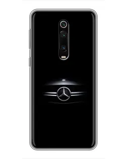 Чехол для Xiaomi Redmi K20 с картинкой «Mercedes — абстрактные линии»