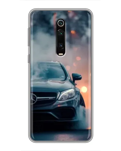 Чехол для Xiaomi Redmi K20 с картинкой «Mercedes — ночной город»