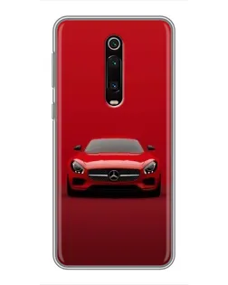 Чехол для Xiaomi Redmi K20 с картинкой «Красный Mercedes AMG»