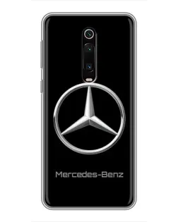Чехол для Xiaomi Redmi K20 с картинкой «Mercedes Silver Logo»