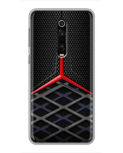 Чехол для Xiaomi Redmi K20 с картинкой «Mercedes Carbon Grid»