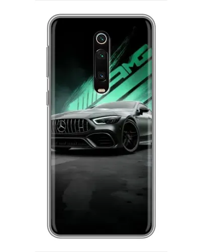 Чехол для Xiaomi Redmi K20 с картинкой «Темный Mercedes AMG»