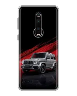 Чехол для Xiaomi Redmi K20 с картинкой «Mercedes G-Class красный»