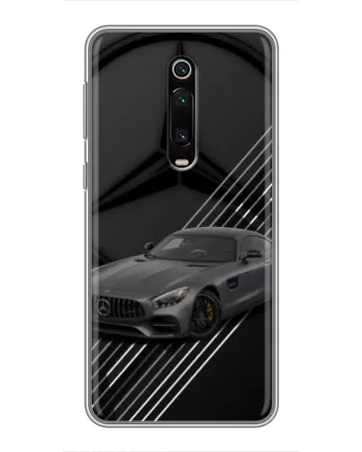 Чехол для Xiaomi Redmi K20 с картинкой «Mercedes AMG — графика»