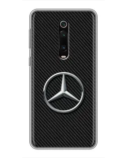 Чохол для Xiaomi Redmi K20 з картинкою «Карбоновий Mercedes стиль»