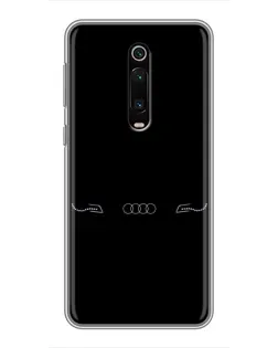 Чехол для Xiaomi Redmi K20 с картинкой «Audi — световой подпись»