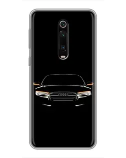 Чехол для Xiaomi Redmi K20 с картинкой «Audi — ночной контур»