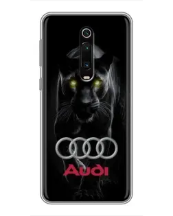 Чехол для Xiaomi Redmi K20 с картинкой «Пантера и Audi»