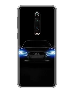 Чехол для Xiaomi Redmi K20 с картинкой «Audi в неоне»