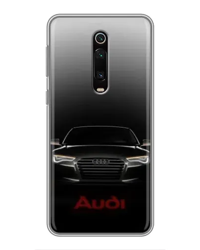 Чехол для Xiaomi Redmi K20 с картинкой «Audi — градиентный контур»