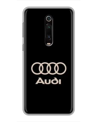 Чехол для Xiaomi Redmi K20 с картинкой «Audi — золотой логотип»