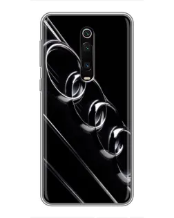 Чехол для Xiaomi Redmi K20 с картинкой «Audi — абстрактные кольца»