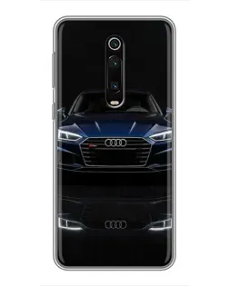 Чехол для Xiaomi Redmi K20 с картинкой «Audi — ночное отражение»