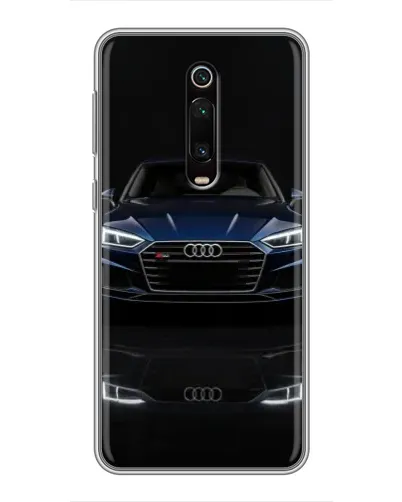 Чехол для Xiaomi Redmi K20 с картинкой «Audi — ночное отражение»