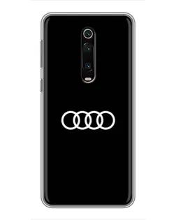 Чехол для Xiaomi Redmi K20 с картинкой «Audi White Logo»