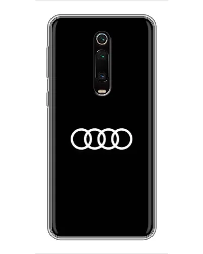 Чехол для Xiaomi Redmi K20 с картинкой «Audi White Logo»