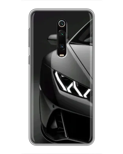 Чехол для Xiaomi Redmi K20 с картинкой «Lamborghini фары детализация»