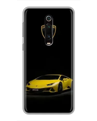 Чехол для Xiaomi Redmi K20 с картинкой «Lamborghini желтый акцент»