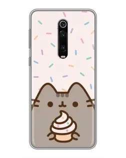 Чехол для Xiaomi Redmi K20 с картинкой «Пушин с кексом»