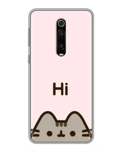 Чехол для Xiaomi Redmi K20 с картинкой «Пушин говорит Hi»