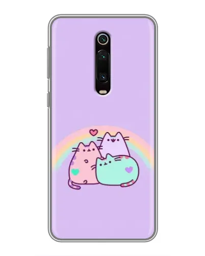 Чехол для Xiaomi Redmi K20 с картинкой «Радужные Пушины»