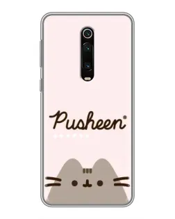 Чехол для Xiaomi Redmi K20 с картинкой «Pusheen логотип»