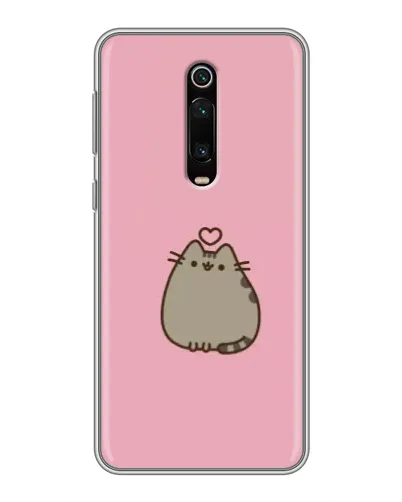 Чехол для Xiaomi Redmi K20 с картинкой «Pusheen сердце»