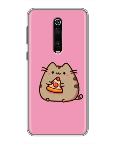 Чехол для Xiaomi Redmi K20 с картинкой «Пушин с пиццей»