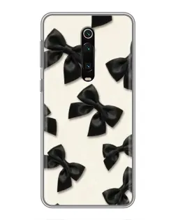 Чехол для Xiaomi Redmi K20 с картинкой «Черные бантики»