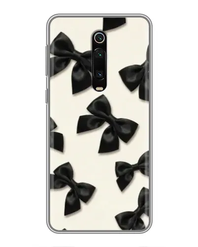 Чехол для Xiaomi Redmi K20 с картинкой «Черные бантики» Чехол для Xiaomi Redmi K20 с картинкой «Черные бантики»