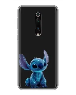 Чехол для Xiaomi Redmi K20 с картинкой «Стич на черном»