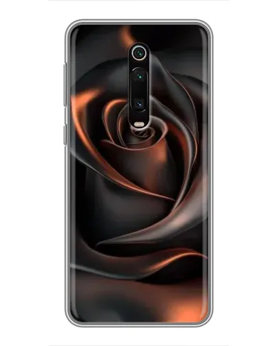 Чехол для Xiaomi Redmi K20 с картинкой «Шелковая черная роза»