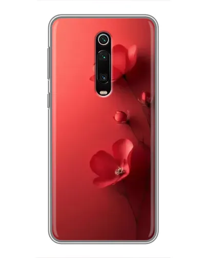 Чехол для Xiaomi Redmi K20 с картинкой «Маковые соцветия»