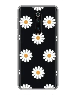 Чехол для Xiaomi Redmi K20 с картинкой «Ромашки на черном» Чехол для Xiaomi Redmi K20 с картинкой «Ромашки на черном»