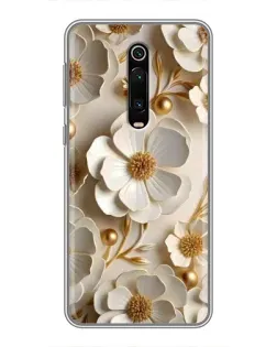 Чехол для Xiaomi Redmi K20 с картинкой «Белие бумажние цвети» Чехол для Xiaomi Redmi K20 с картинкой «Белие бумажние цвети»