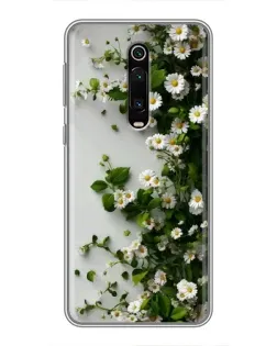 Чехол для Xiaomi Redmi K20 с картинкой «Ветка мелких белых цветов» Чехол для Xiaomi Redmi K20 с картинкой «Ветка мелких белых цветов»