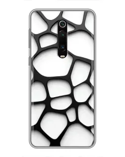 Чехол для Xiaomi Redmi K20 с картинкой «Белая объемная сетка» Чехол для Xiaomi Redmi K20 с картинкой «Белая объемная сетка»