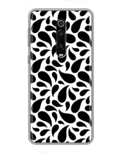 Чехол для Xiaomi Redmi K20 с картинкой «Контрастные черные капли» Чехол для Xiaomi Redmi K20 с картинкой «Контрастные черные капли»