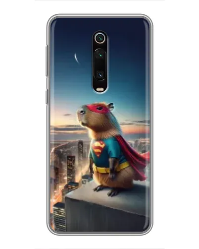 Чехол для Xiaomi Redmi K20 с картинкой «Капи-мен супергерой» Чехол для Xiaomi Redmi K20 с картинкой «Капи-мен супергерой»