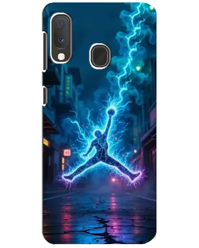 Чехол для Samsung Galaxy A20e с картинкой «Jordan Gold Jumpman»