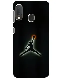 Чехол для Samsung Galaxy A20e с картинкой «Jordan Gradient Logo»