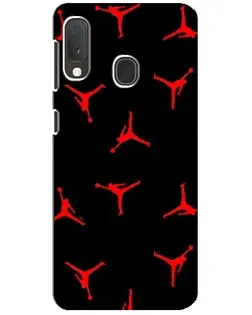 Чехол для Samsung Galaxy A20e с картинкой «Jordan Red Pattern»